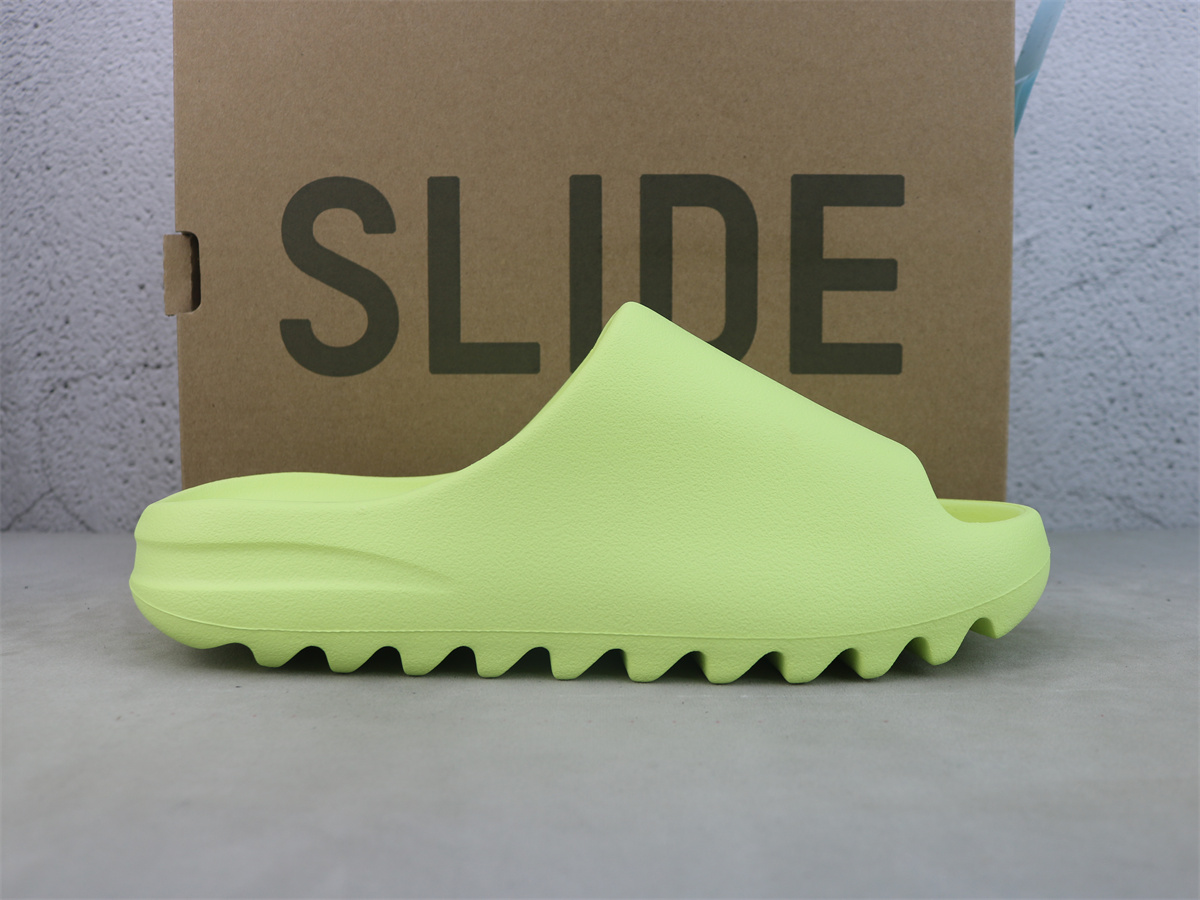 Free Shipping Yeezy Slide Glow Green 2022 Restock HQ6447